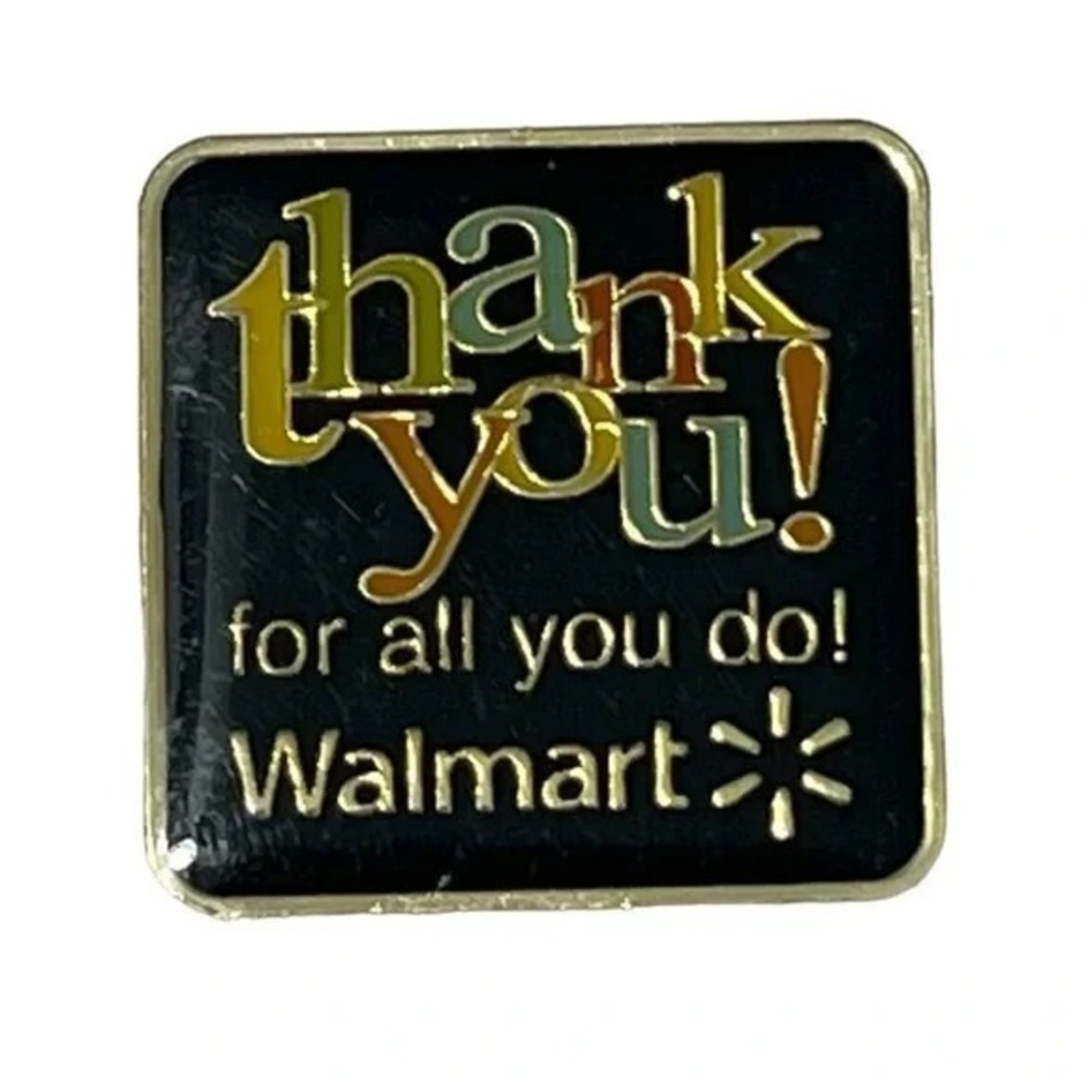 Walmart Employee Thank You Lapel Vest Hat Pin 2014 A3